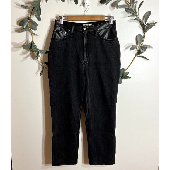 Abercrombie Curve Love Ankle Straight Ultra High Rise - Picture 1 of 5